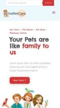 HDT Divi Pet Care (screenshot mobile)