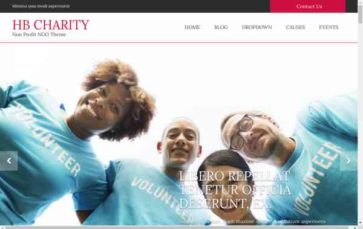 HB Charity (screenshot desktop)