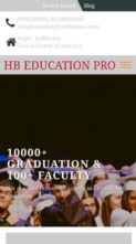 HB Education Pro (screenshot mobile)