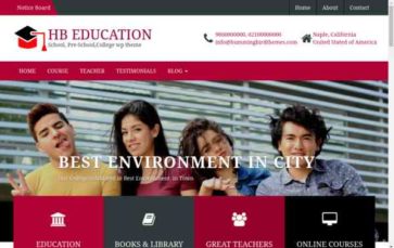 HB Education (screenshot desktop)