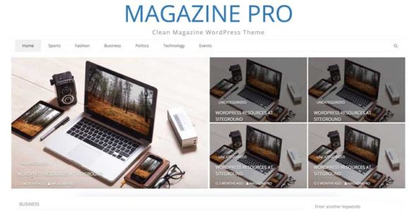 Magazine Pro (Hummingbird Themes)