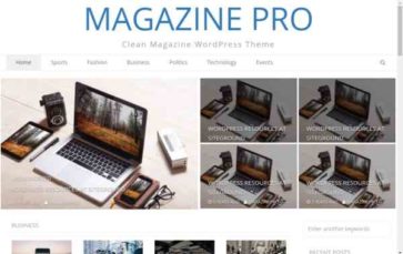 Magazine Pro (screenshot desktop)