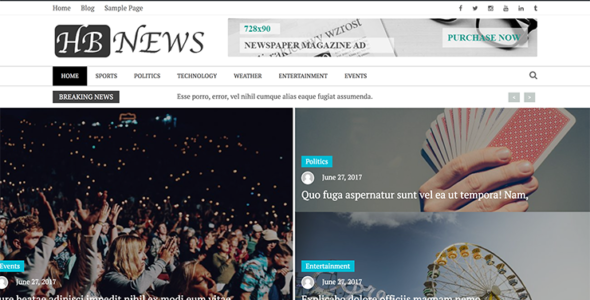 Newspaper Magazine (Hummingbird Themes)