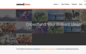 CrowdPress (IgnitionDeck) - (screenshot desktop)