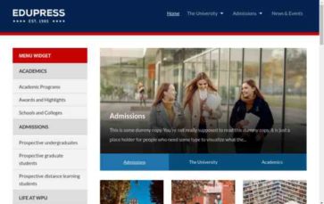 EduPress (ILoveWP) - (screenshot desktop)