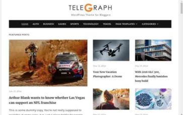 Telegraph (screenshot desktop)