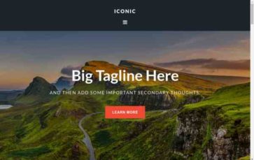 Iconic (Imagely) - (screenshot desktop)
