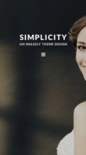 Screenshot Mobile Simplicity (Imagely) - (screenshot mobile)
