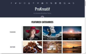 Prokreatif (screenshot desktop)