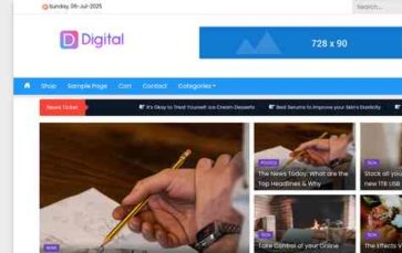 Digital Pro (InsertCart) - (screenshot desktop)