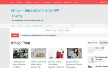 iShopPro (screenshot desktop)