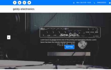 Goldy Electronics Pro (screenshot desktop)