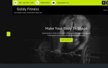 Goldy Fitness Pro (screenshot desktop)