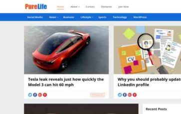 PureLife (screenshot desktop)