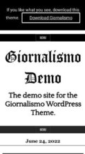Giornalismo (screenshot mobile)