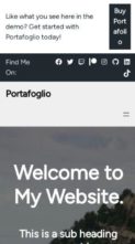 Portafoglio (screenshot mobile)