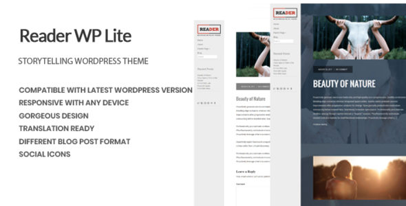 Reader WP Lite (Jewel Theme)