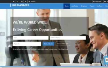 Job Manager (screenshot desktop)