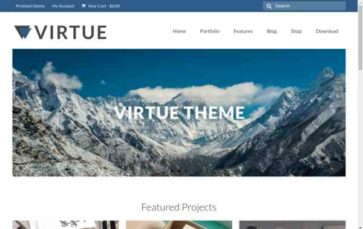Virtue (Kadence WP) - (screenshot desktop)