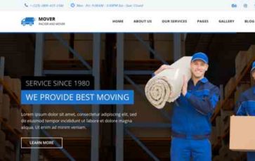 Mover (KendyThemes) (screenshot desktop)