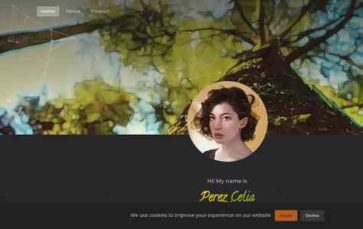 Kenta Artistic Blog Premium (screenshot desktop)