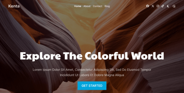 Kenta Travel Journal Pro (Kenta Theme)