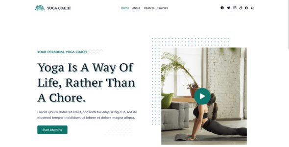 Kenta Yoga Coach Pro (Kenta Theme)