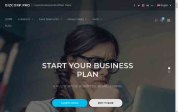 BizCorp Pro (screenshot desktop)