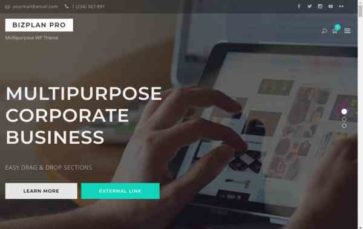 BizPlan Pro (Keon Themes) (screenshot desktop)
