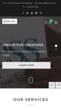 BizPlan (Keon Themes) - (screenshot mobile)