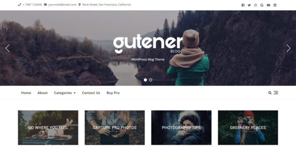 Blog Gutener (Keon Themes)