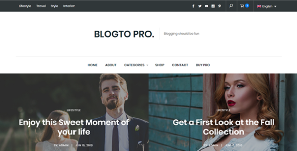 Blogto Pro (Keon Themes)