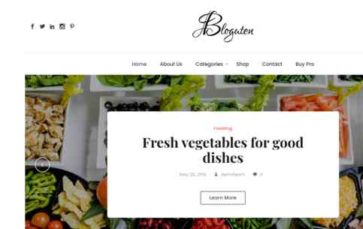 Bloguten (screenshot desktop)