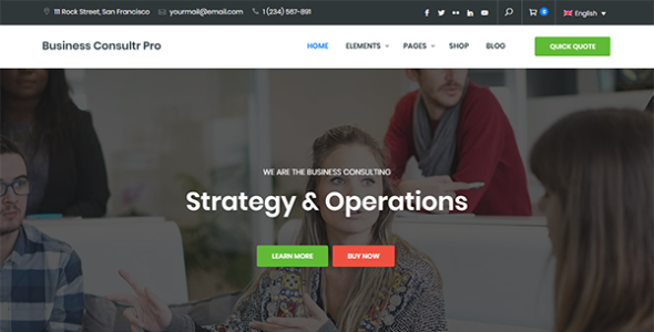 Business Consultr Pro (Keon Themes)