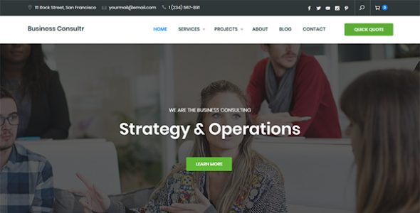 Business Consultr (Keon Themes)