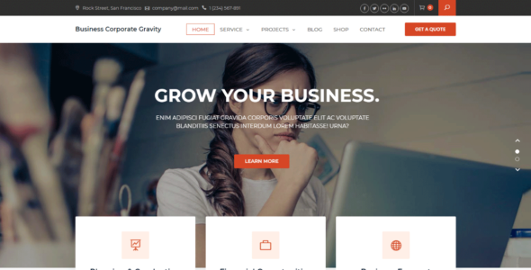 Business Corporate Gravity (Keon Themes)