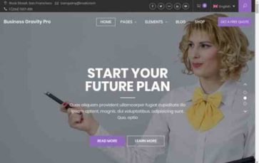 Business Gravity Pro (screenshot desktop)