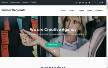 Businex Corporate (screenshot desktop)