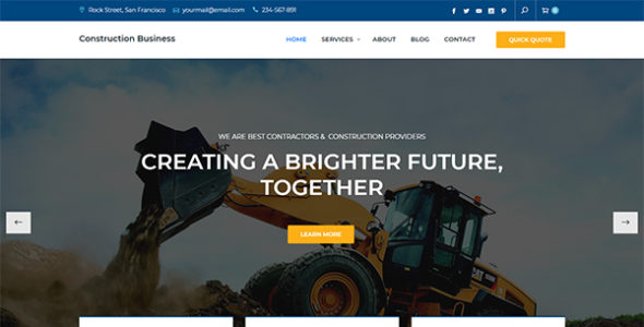 Construction Business (Keon Themes)