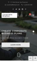Corporate Bizplan (screenshot mobile)