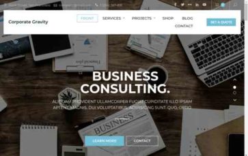 Corporate Gravity (screenshot desktop)