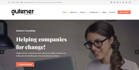 Gutener Consultancy (Keon Themes)
