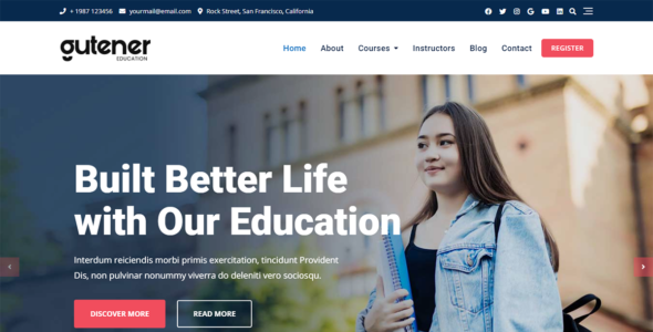 Gutener Education (Keon Themes)