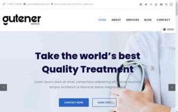 Gutener Medical (screenshot desktop)