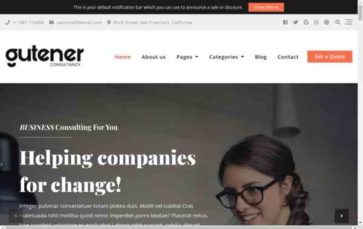 Gutener (screenshot desktop)