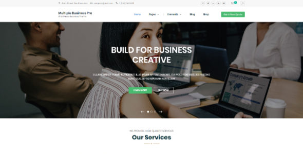 Multiple Business Pro (Keon Themes)