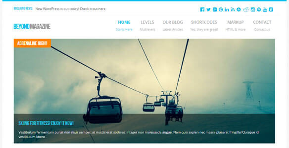 Beyond Magazine Pro (Ketchup Themes)