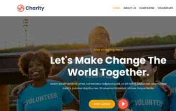 Kortez Charity (screenshot desktop)