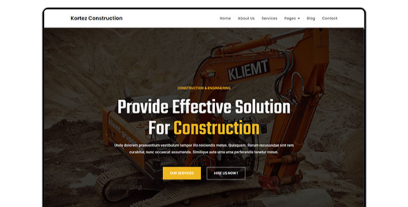 Kortez Construction (Kortez Themes)