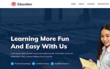 Kortez Education (screenshot desktop)